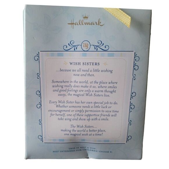 Hallmark Wish Sister Believe Good Things in Life Blue 8" Doll Figurine - Picture 6 of 6